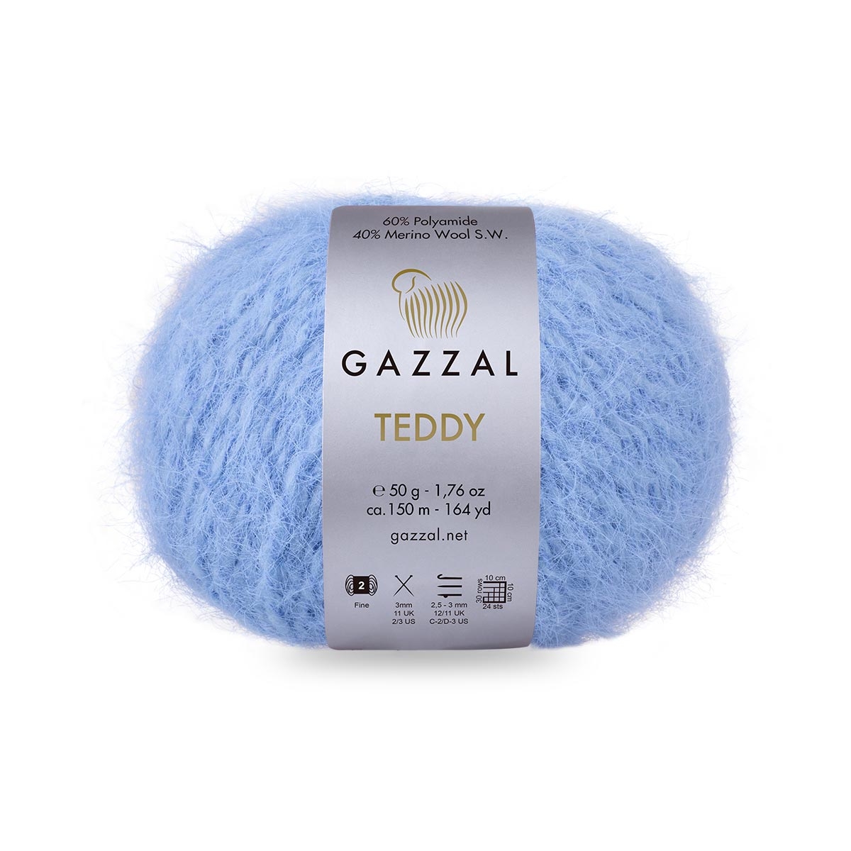 Gazzal Teddy 6561 světle modrá
