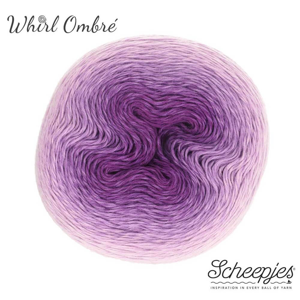Whirl Sheepjes 558 fialový melír