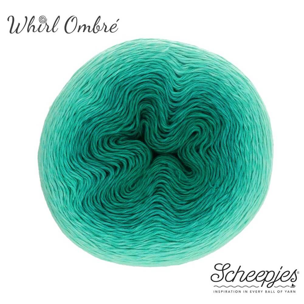 Whirl Sheepjes 560 smaragdový melír