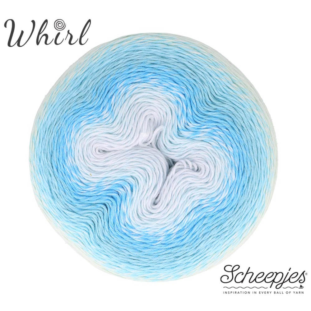 Whirl Sheepjes 790 bílo-modrá