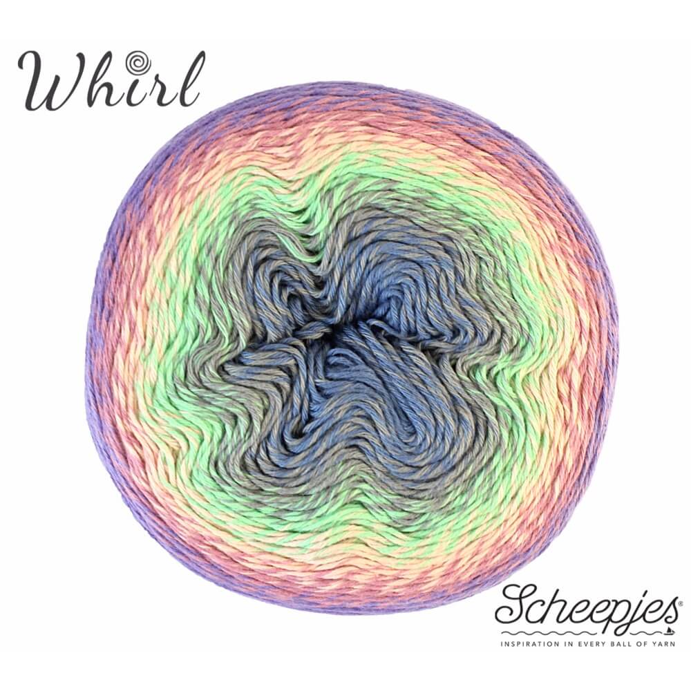 Whirl Sheepjes 762 barevná pastelová