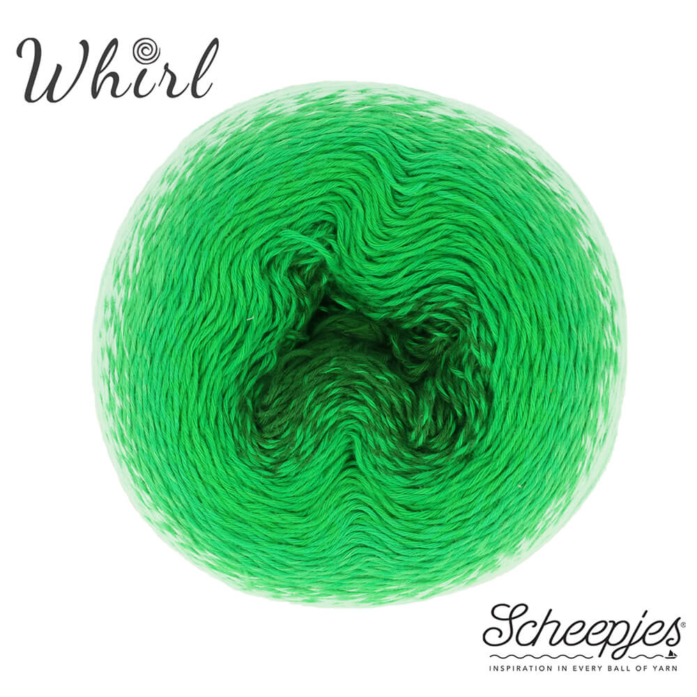 Whirl Sheepjes 565 zelený melír