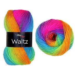 Vlna-hep Waltz 5723 neonová duhová