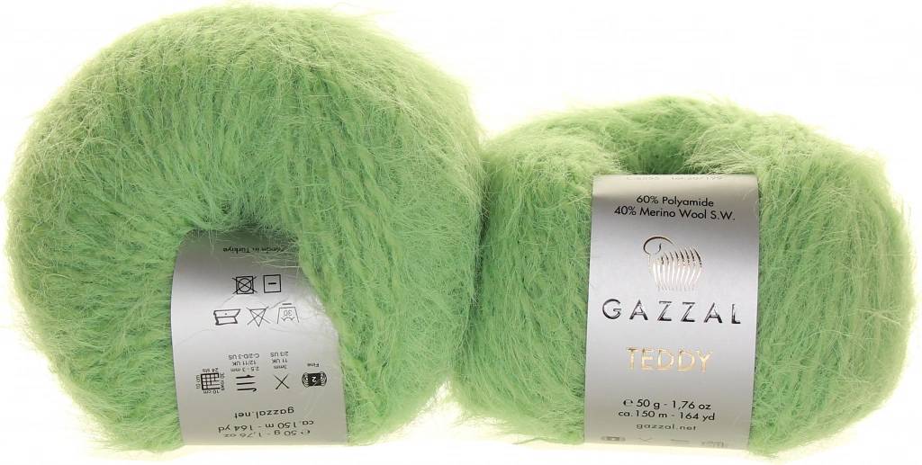 Gazzal Teddy 6555 mentolově zelená