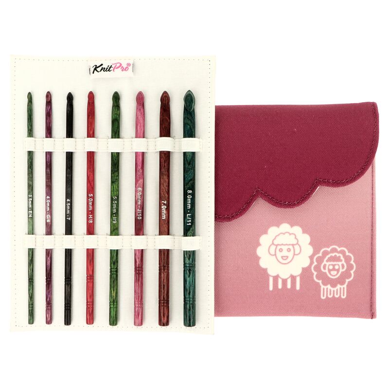 Sada háčků KnitPro - Dreamz dřevěné 15cm