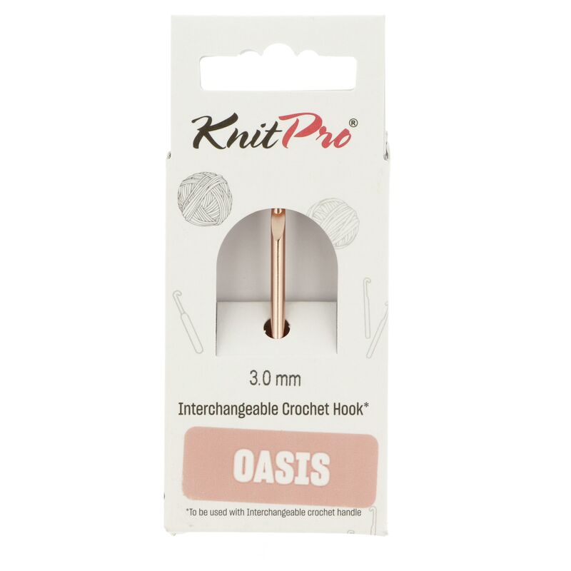 KnitPro Oasis - vyměnitelný háček 3mm