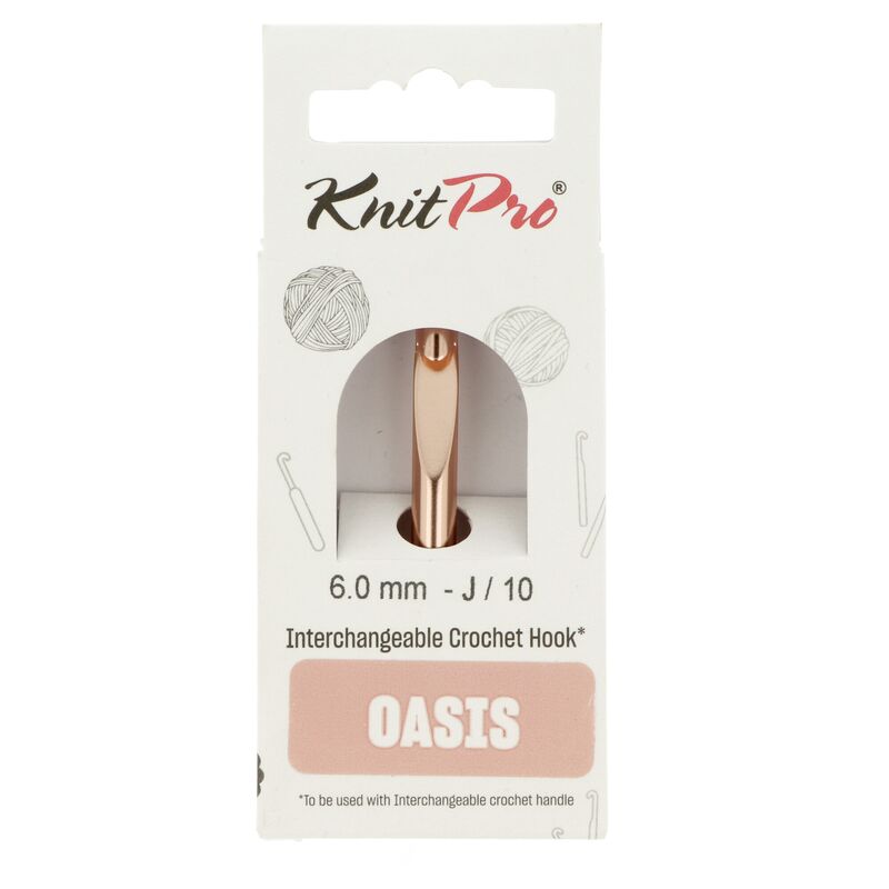 KnitPro Oasis - vyměnitelný háček 6mm