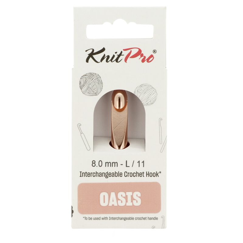 KnitPro Oasis - vyměnitelný háček 8mm