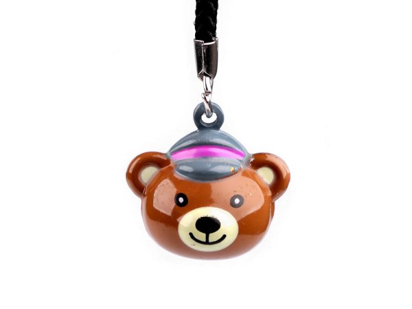 Rolnička kovová přívěsek 14 - medvěd