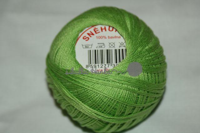 Niťárna Příze Sněhurka 6124 jarní zelená