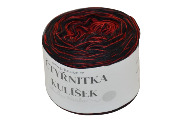 Kulíšek čtyřnitka 4N/220m - 019 bordo