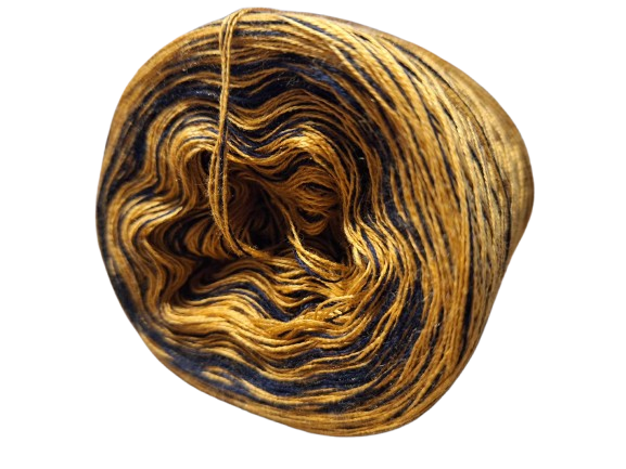 Kulíšek čtyřnitka 4N/220m - 021 hořčicová+černá