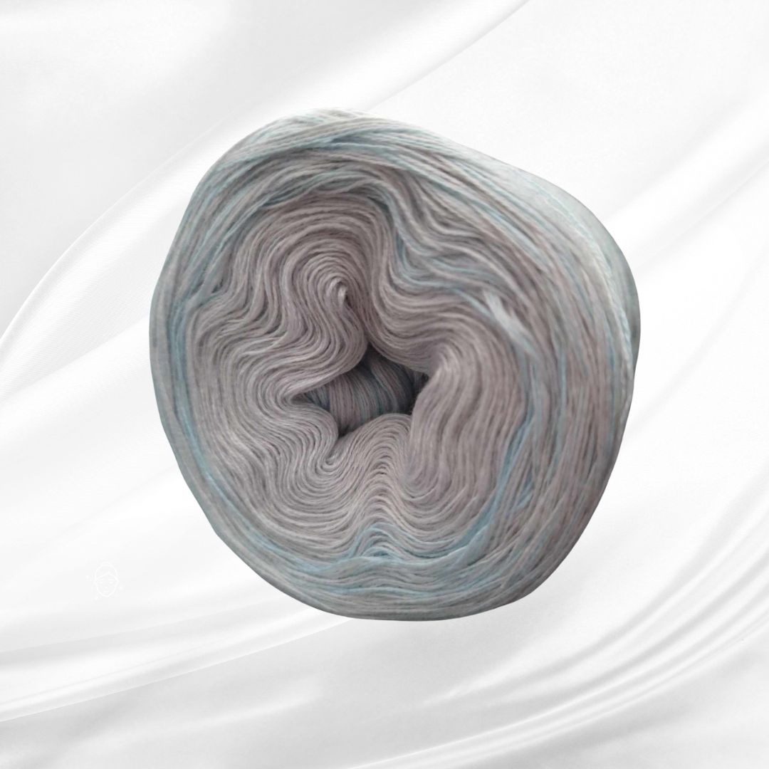 Kulíšek čtyřnitka 4N/220m - 032 světlounká šedá-sv.modrá