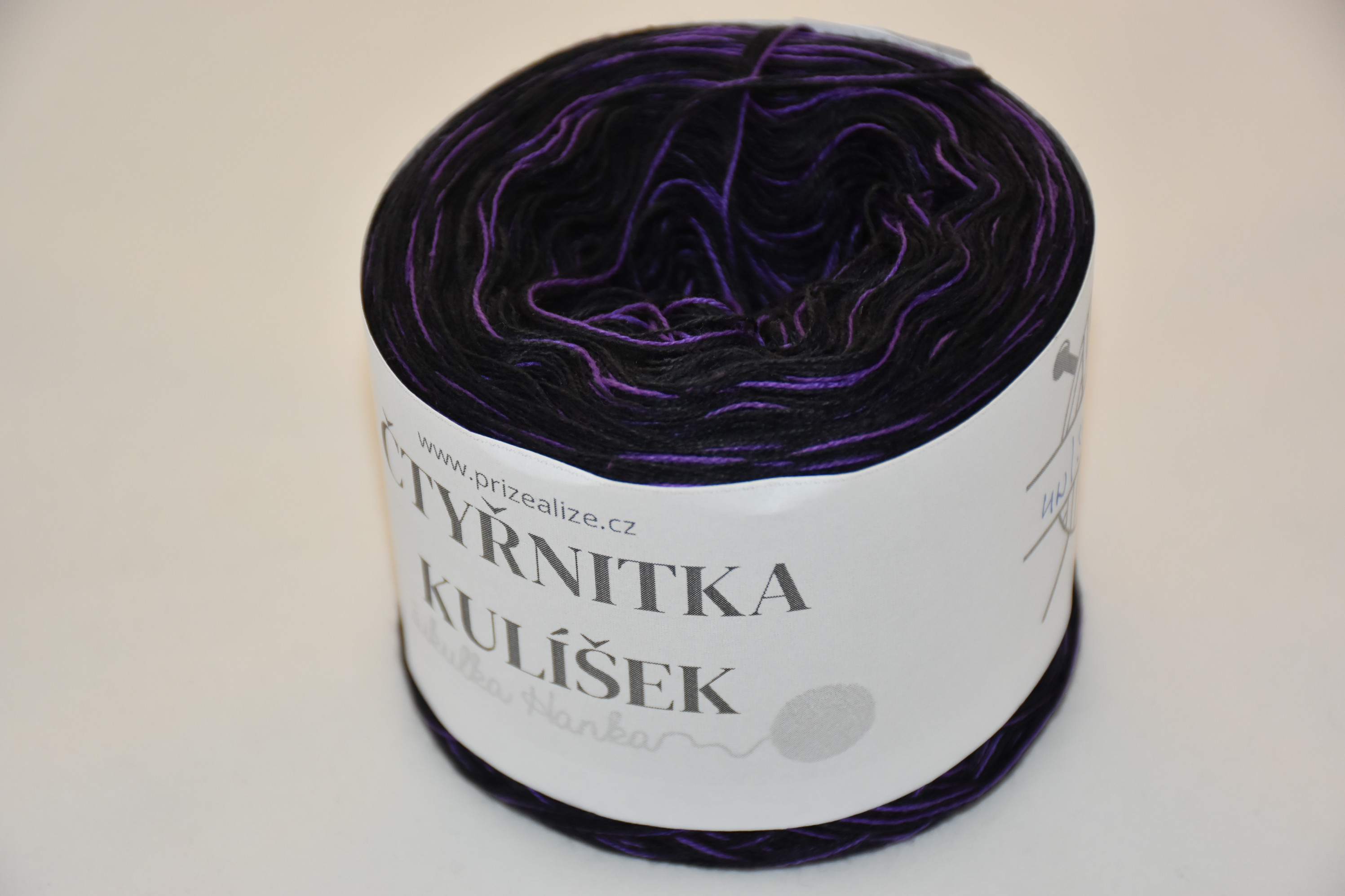 Kulíšek čtyřnitka 4N/470m - 034 černá+malachit (na 2 čepice)