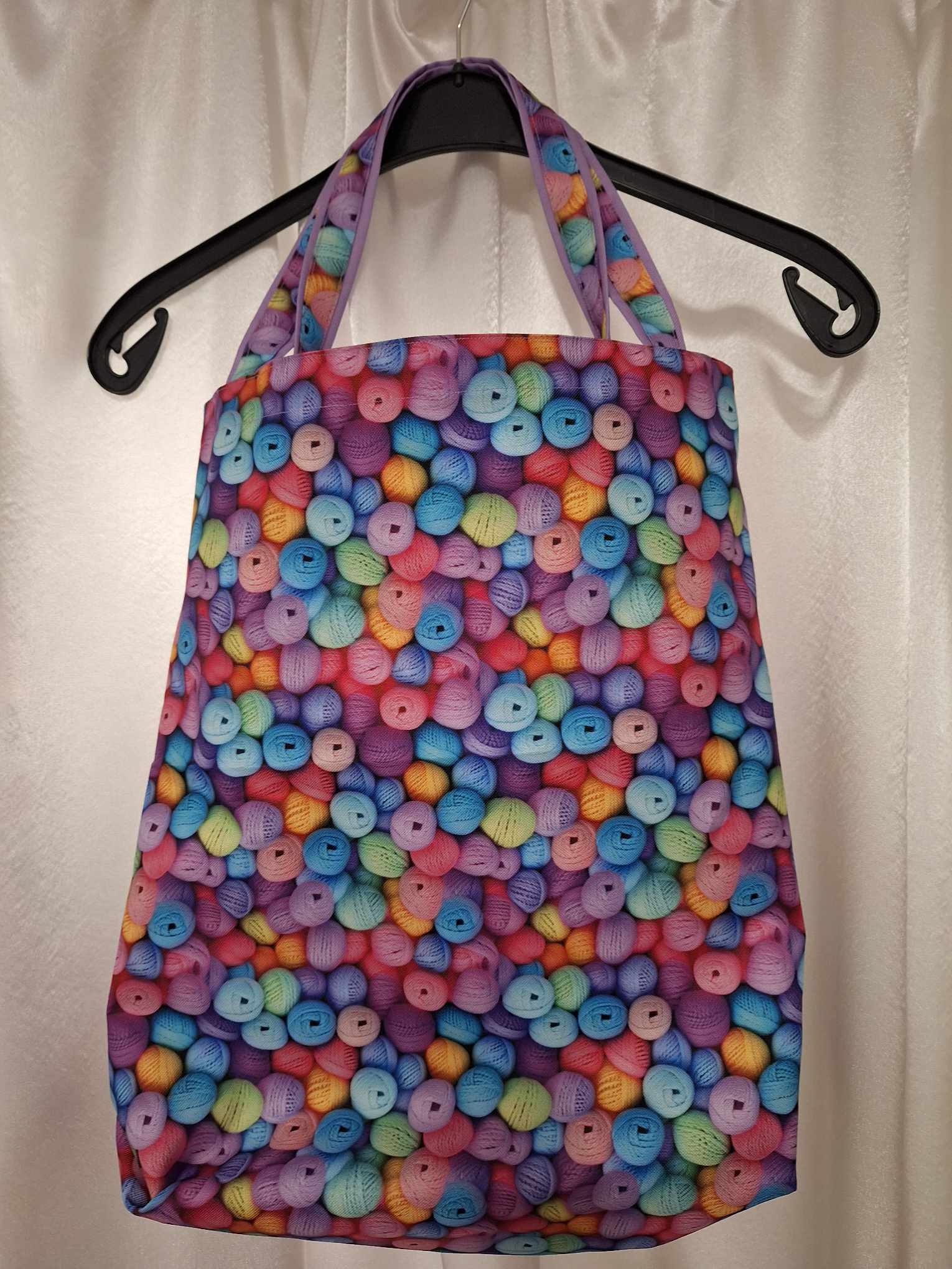Taška vzor č.25 - klubíčka malá s fialovou