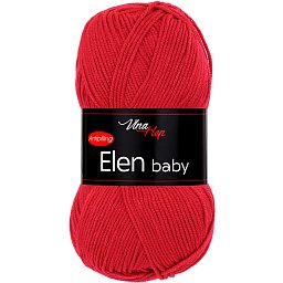 Vlna-hep Elen baby 41143 červená