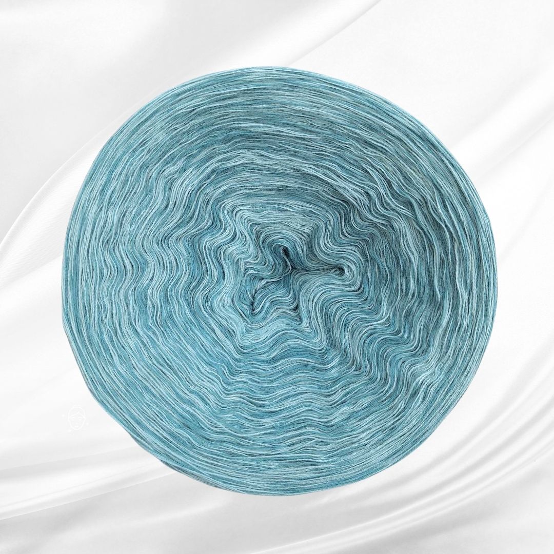 Rosie melange 4-nitka 1800m -1008 zelenošedá