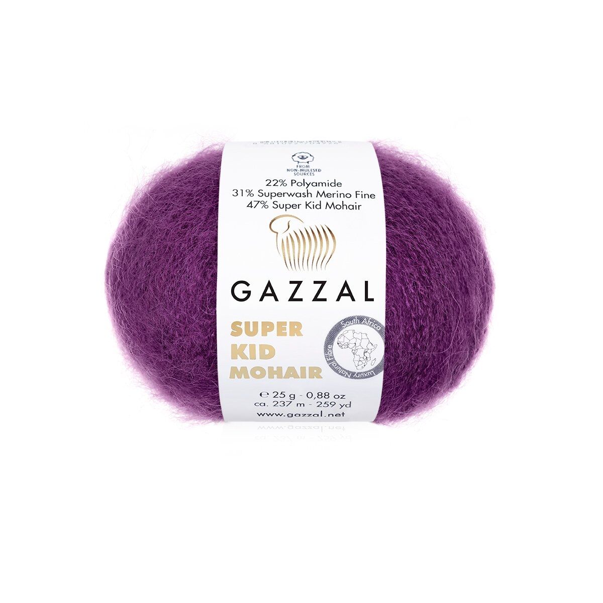 Příze Super Kid Mohair 64410 cyklámen