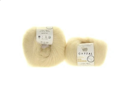 Příze Super Kid Mohair 64437 ecru