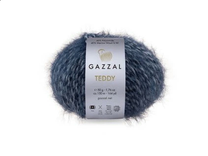 Gazzal Teddy 6536 modrošedá