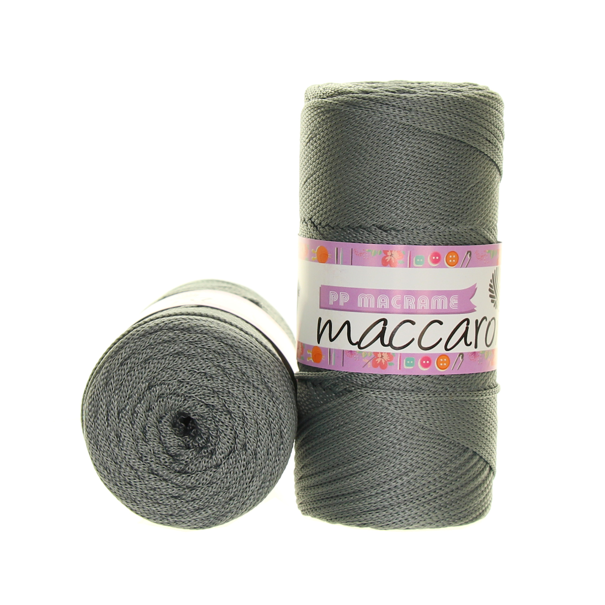Maccaroni PP Macrame 064 tmavší šedá