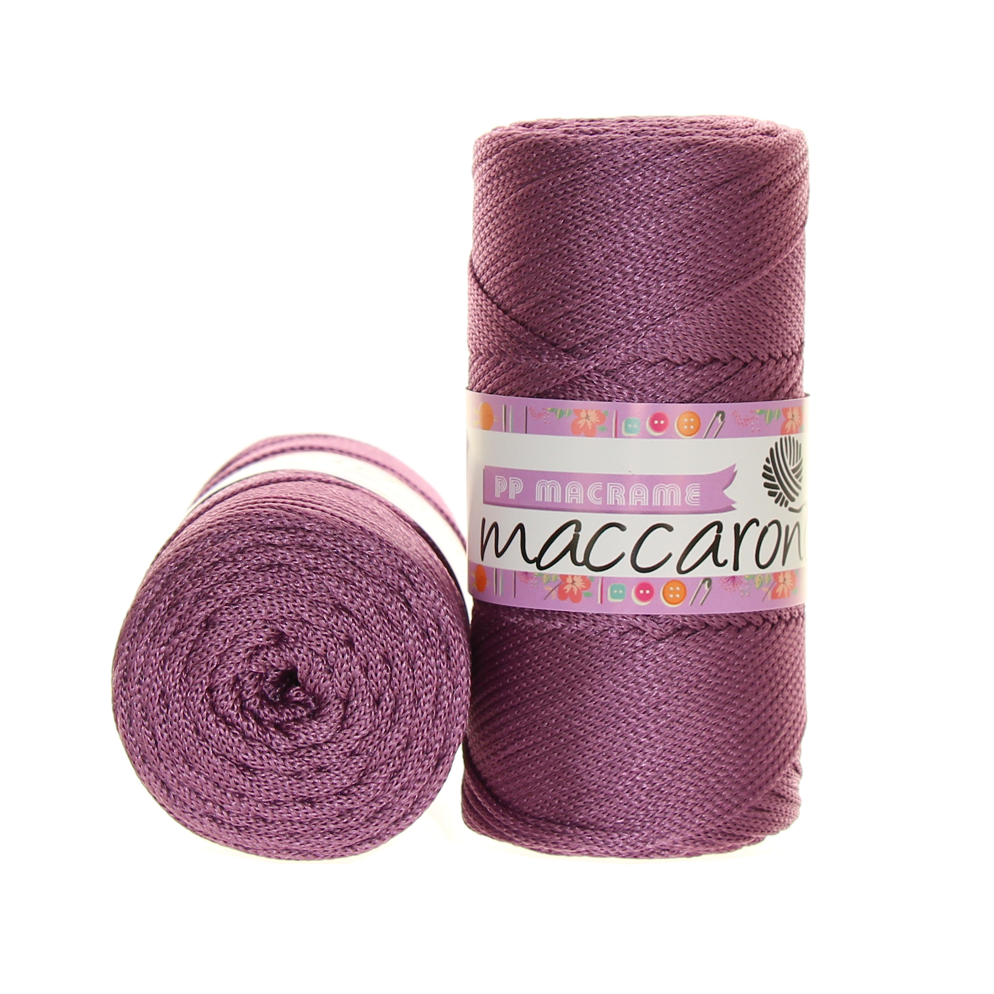 Maccaroni PP Macrame 077 starofialová