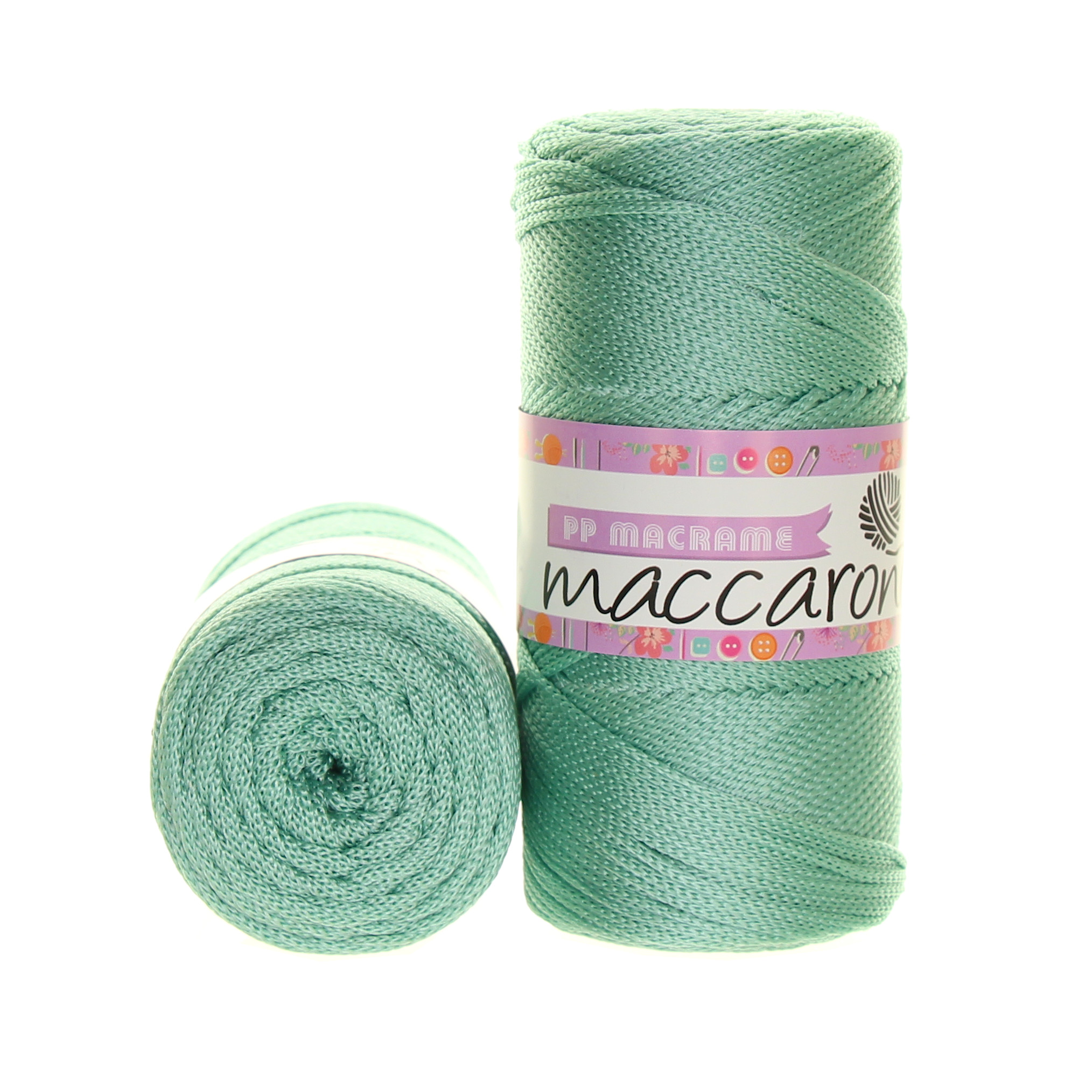 Maccaroni PP Macrame 165 mentolová