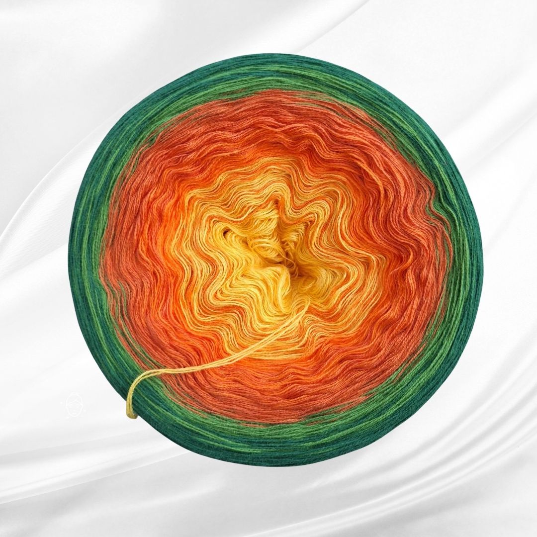 Příze Alize, s.r.o. Barevné klubíčko Rosie Hamrony 1500m/3N - Mandarinkový háj