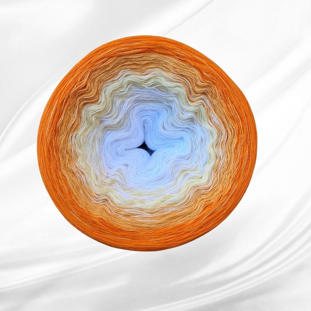 Příze Alize, s.r.o. Barevné klubíčko Rosie Harmony 1500m/3N - Pomerančový květ