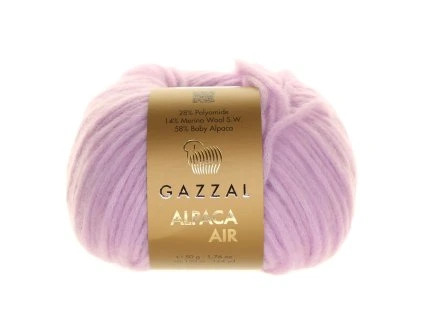 Gazzal Příze Alpaca Air 103 fialová
