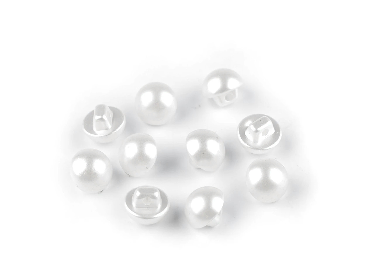 Knoflík plastový perla - 12mm