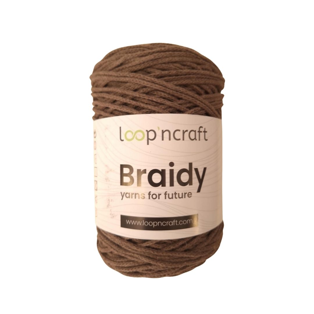 Loop'ncraft Braidy - 09 tmavě hnědá
