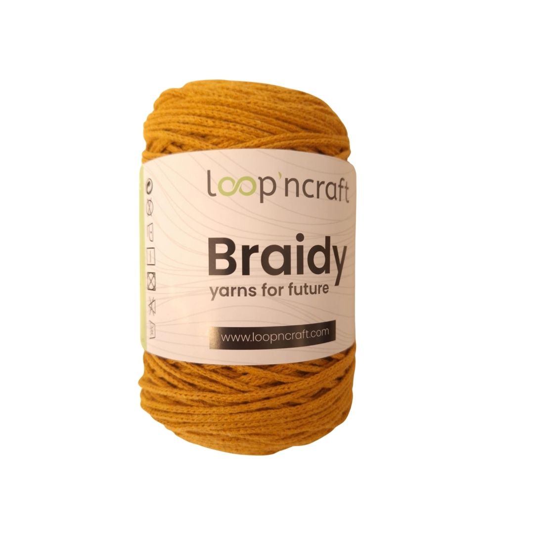 Loop'ncraft Braidy - 31 hořčicová