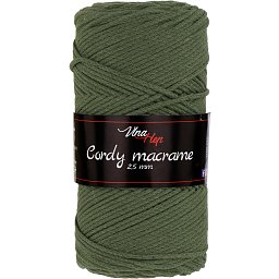 Vlna-hep Cordy macrame VH 2,5mm 8164 khaki