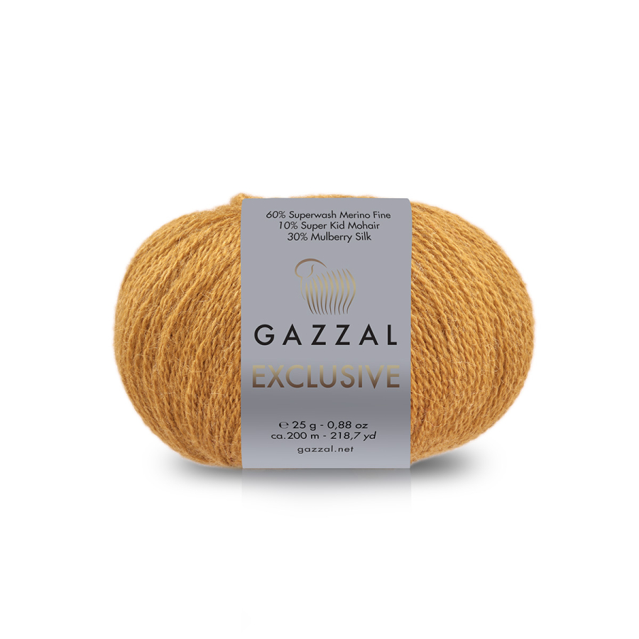 Příze Exclusive Gazzal 9930 cheddar
