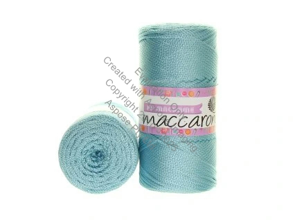 Maccaroni PP Macrame 222 světle modrá
