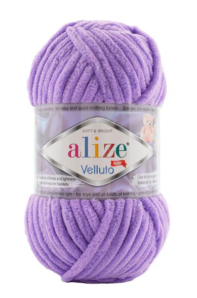 Alize Příze Velluto 788 fialová