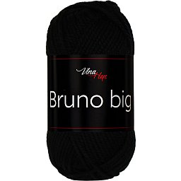 Vlna-hep Příze Bruno big 401 černá