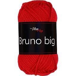 Vlna-hep Příze Bruno big 409 červená