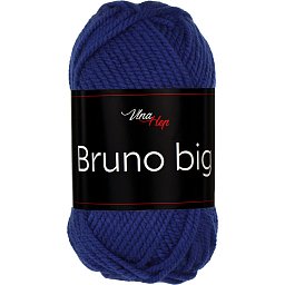Vlna-hep Příze Bruno big 412 tmavě modrá