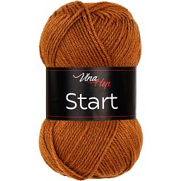 Vlna-hep Příze Start 41054 hnědo-rezavá
