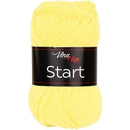 Vlna-hep Příze Start 41244 světle žlutá