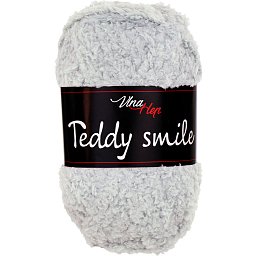 Vlna-hep Příze Teddy smile 1008 světle šedá