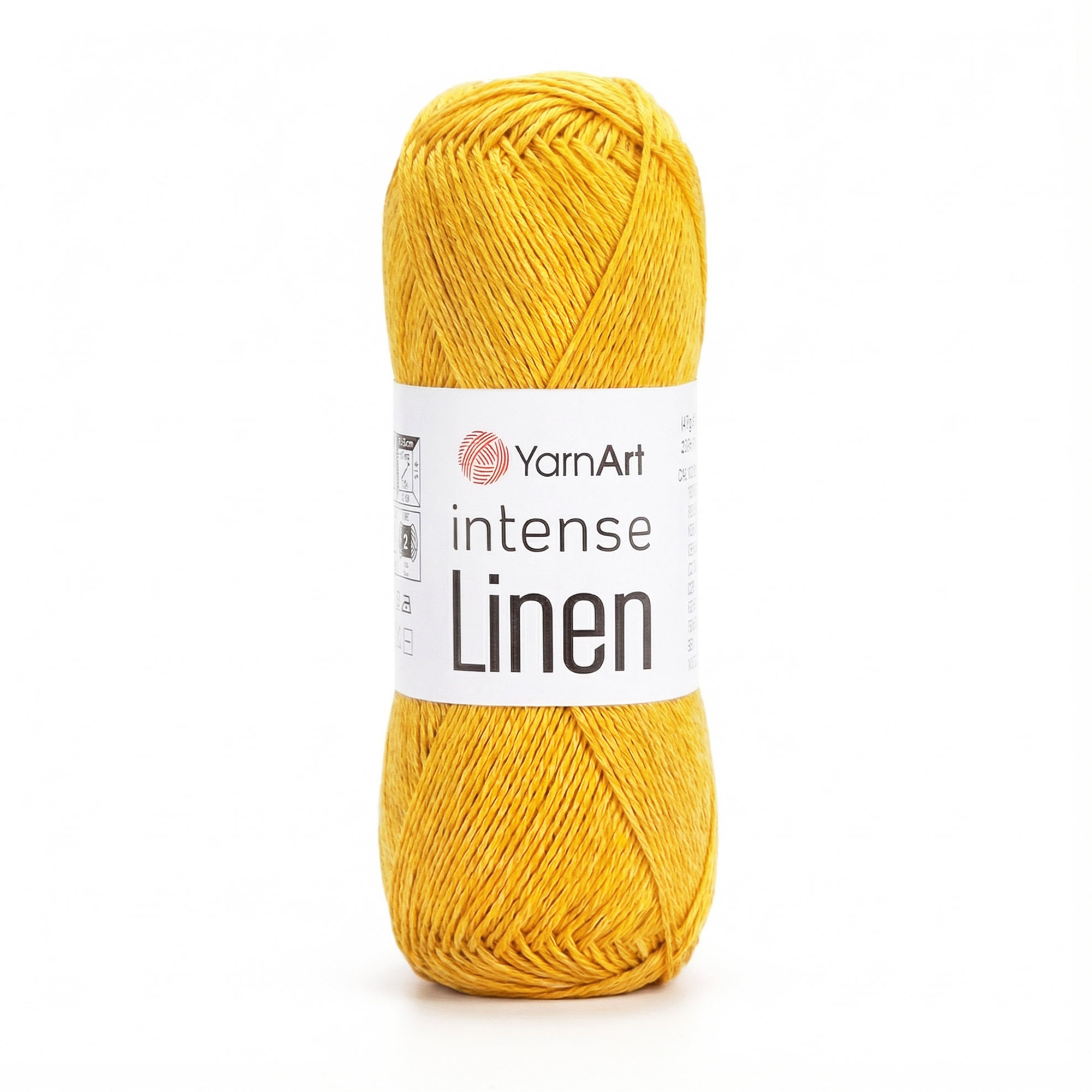 YarnArt Příze Intense Linen 4117 hořčicově žlutá
