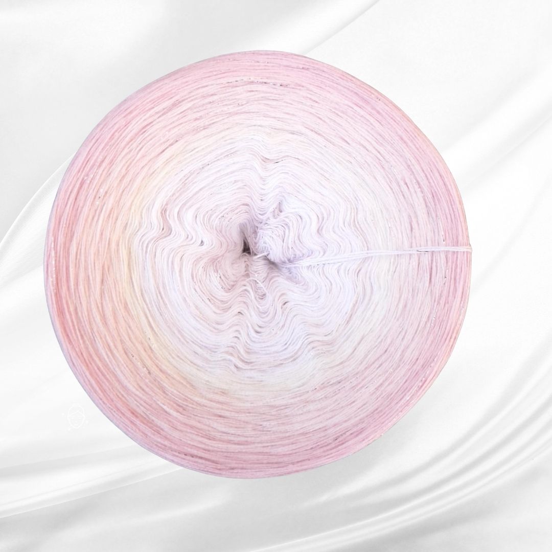 Příze Alize, s.r.o. Barevné klubíčko Rosie Twist 1500m/3N - Říční perla perleťový lurex