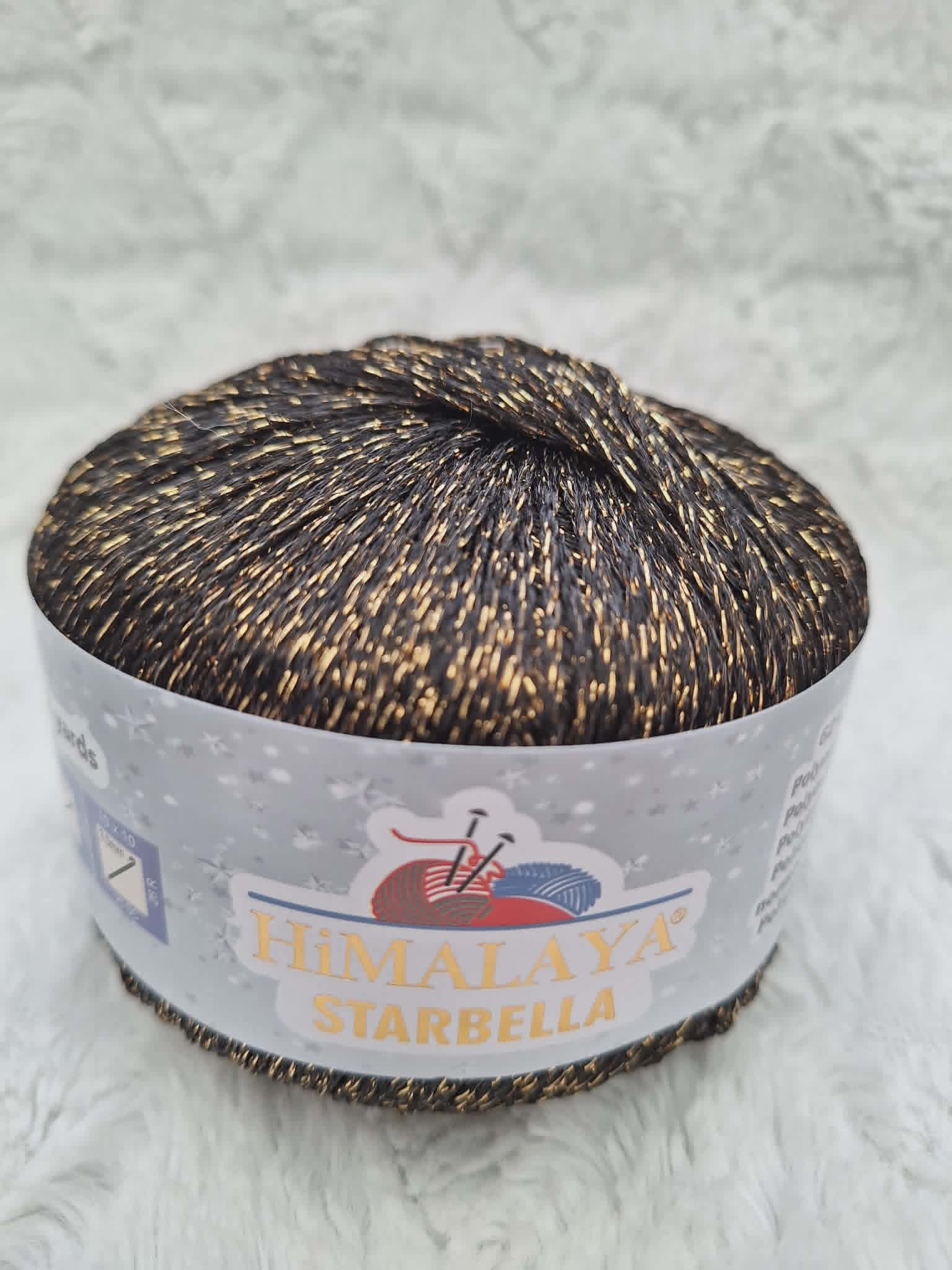 Himalaya Příze Starbella - 13 černo-zlatá