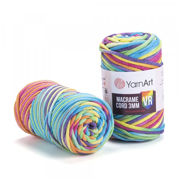 YarnArt Macrame Cord VR 3mm 919 barevná