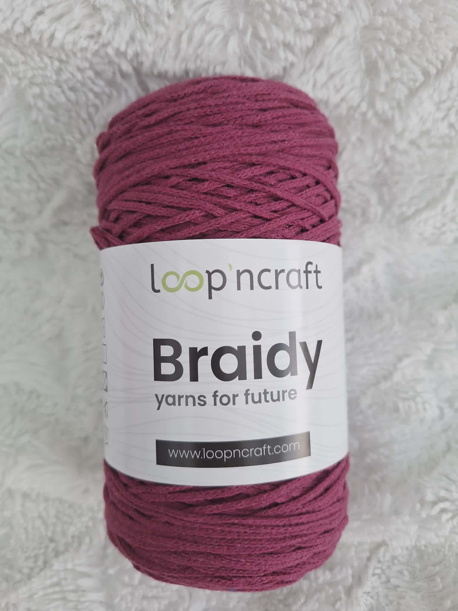 Loop'ncraft Braidy - 15 cyklámen