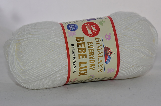 Pletací příze Everyday Bebe Lux 100 g Varianta: 1 (70401) bílá, Balení: 1 ks