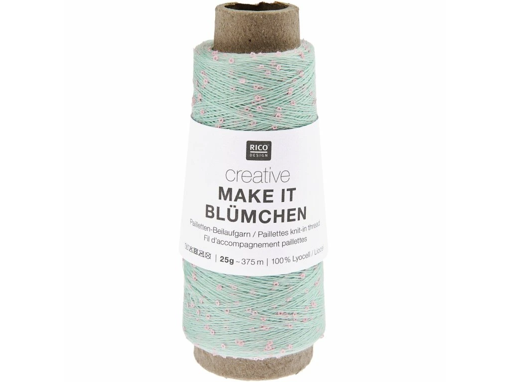 Rico Design Make It Blümchen 009 – hellblau